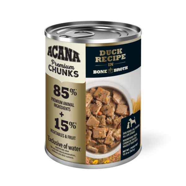 ACANA Premium Chunks Grainfree Duck Recipe in Bone Broth Wet Dog Food For Discount