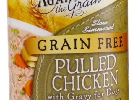 Against the Grain Pulled Chicken in Gravy Canned Dog Food Online