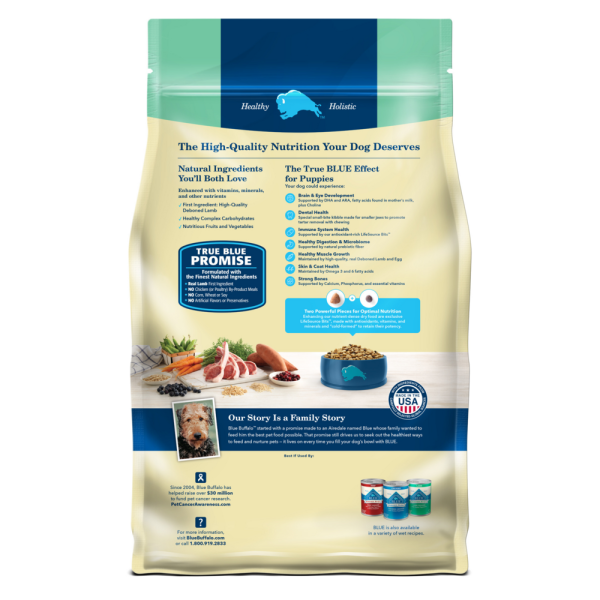 Blue Buffalo Life Protection Formula Puppy Lamb & Oatmeal Recipe Dry Dog Food on Sale