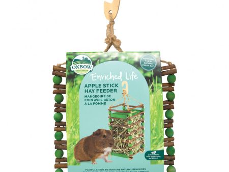 Oxbow Animal Health Enriched Life Apple Stick Hay Feeder Online Hot Sale