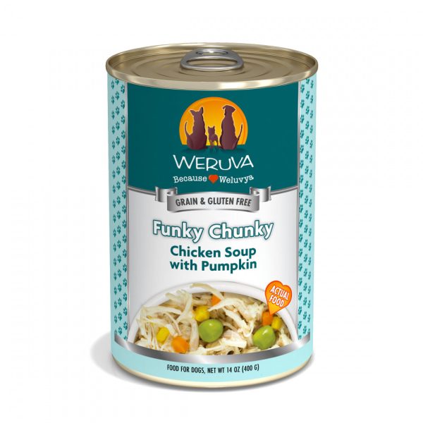 Weruva Funky Chunky Chicken Soup with Pumpkin Canned Dog Food Fashion