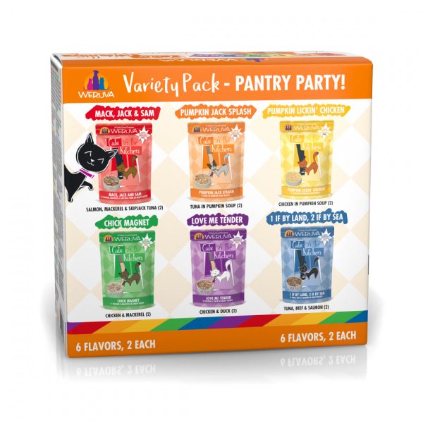 Weruva Grain Free Cats in the Kitchen Pouches Variety Pack Supply