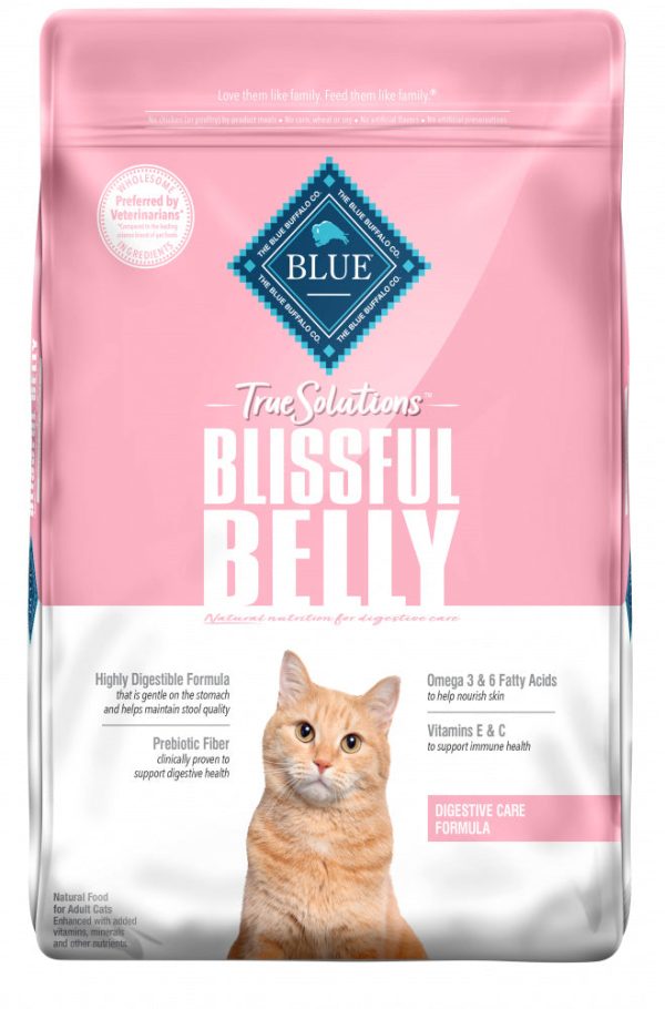 Blue Buffalo True Solutions Blissful Belly Digestive Care Formula Adult Dry Cat Food For Cheap