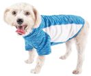 Pet Life Active Warf Speed Sporty Performance Dog T-Shirt in Blue Online now