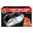 Zoo Med Combo Deep Dome Dual Lamp Fixture For Cheap