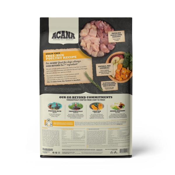 ACANA Free-Run Poultry Recipe Dry Dog Food For Sale