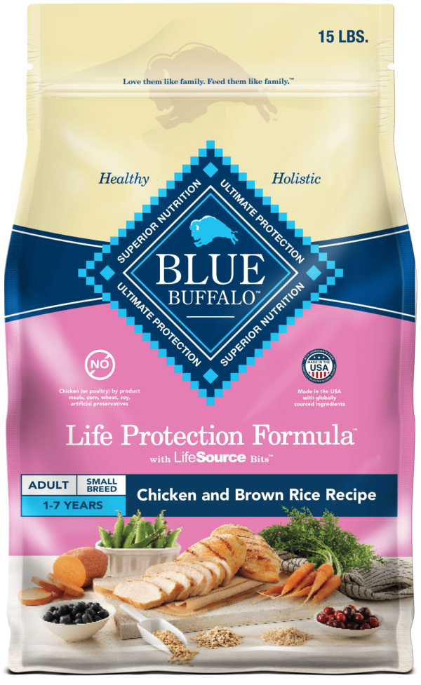 Blue Buffalo Life Protection Formula Small Breed Adult Chicken & Brown Rice Recipe Dry Dog Food Online now