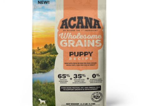 ACANA Wholesome Grains, Puppy Recipe Dry Dog Food For Sale