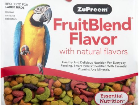 Zupreem FruitBlend Flavor Food with Natural Flavors for Large Birds Discount