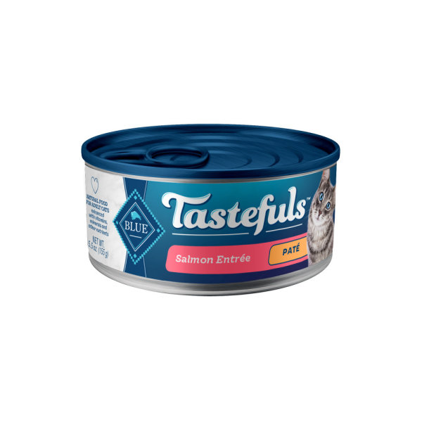 Blue Buffalo Tastefuls Adult Pate Salmon Entree Wet Cat Food Online now