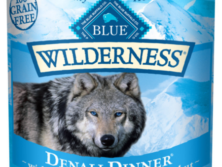 Blue Buffalo Wilderness Grain Free Denali Dinner with Salmon, Venison & Halibut Canned Dog Food Online Sale