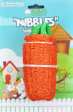 A & E Nibbles Loofah Carrot Small Animal Toy Fashion