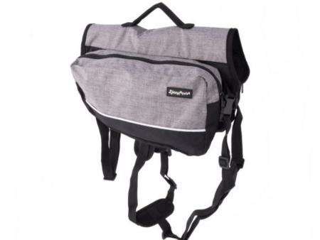 ZippyPaws Adventure Gear Graphite Backpack For Dogs Online Hot Sale