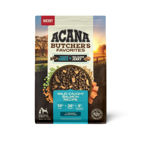 ACANA Butchers Favorites Wild Caught Salmon Recipe Dry Dog Food Hot on Sale