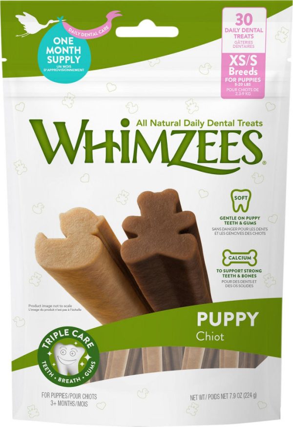 Whimzees Puppy Dental Chew Dog Treats For Discount