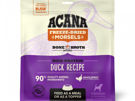 ACANA Freeze Dried Dog Food & Topper, Grain Free, High Protein,  Fresh & Raw Animal Ingredients, Duck Recipe, Morsels For Cheap