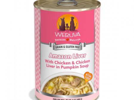 Weruva Amazon Liver with Chicken, Chicken Liver & Pumpkin Soup Canned Dog Food For Discount