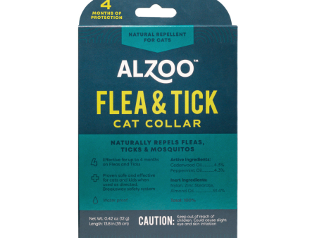 Alzoo Natural F&T Collar Cats For Discount