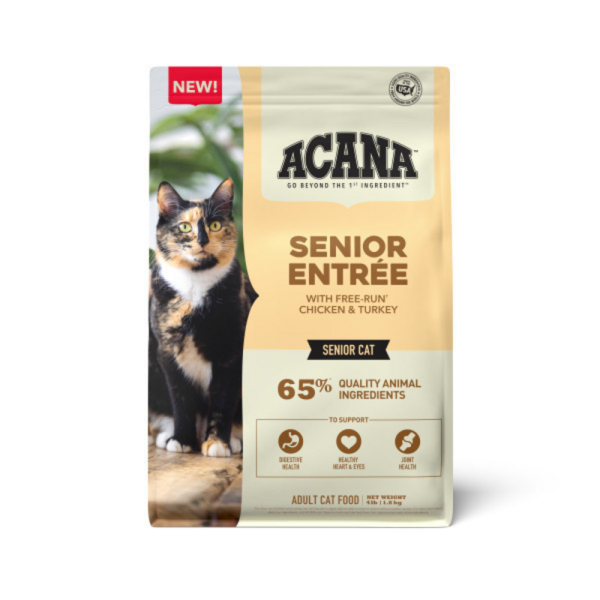 ACANA Senior Entre, Chicken, Turkey, and Duck, Dry Cat Food Sale