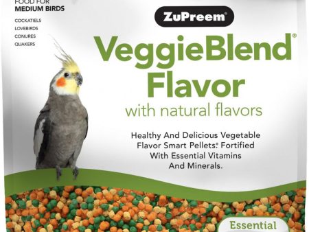 Zupreem VeggieBlend Flavor Food with Natural Flavors for Medium Birds Fashion