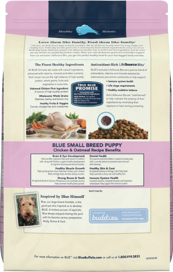 Blue Buffalo Life Protection Formula Small Breed Puppy Chicken & Oatmeal Recipe Dry Dog Food Discount