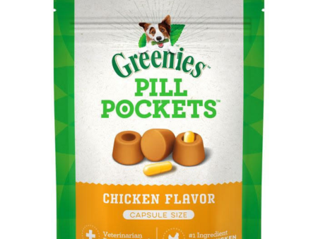 Greenies Pill Pockets Canine Chicken Flavor Dog Treats Online Hot Sale