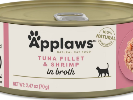 Applaws Natural Wet Cat Food Tuna with Shrimp in Broth Supply