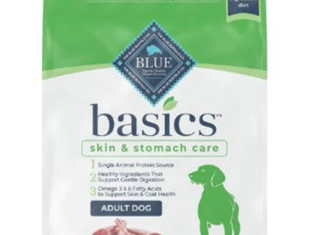 Blue Buffalo Basics Adult Skin & Stomach Care Grain-Free Lamb & Potato Recipe Dry Dog Food Online Hot Sale