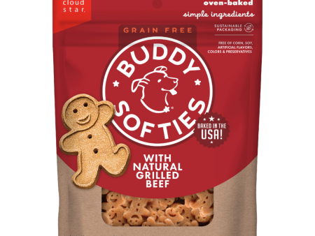 Buddy Biscuits Softies Soft & Chewy Grain Free Beef Dog Treats Hot on Sale