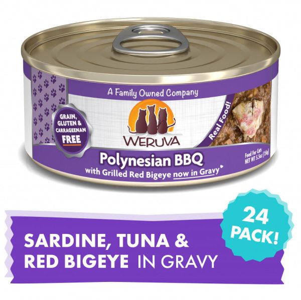 Weruva Polynesian BBQ With Grilled Red Big Eye Canned Cat Food Sale