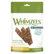 Whimzees Medium Veggie Strip Dental Chew Dog Treats on Sale