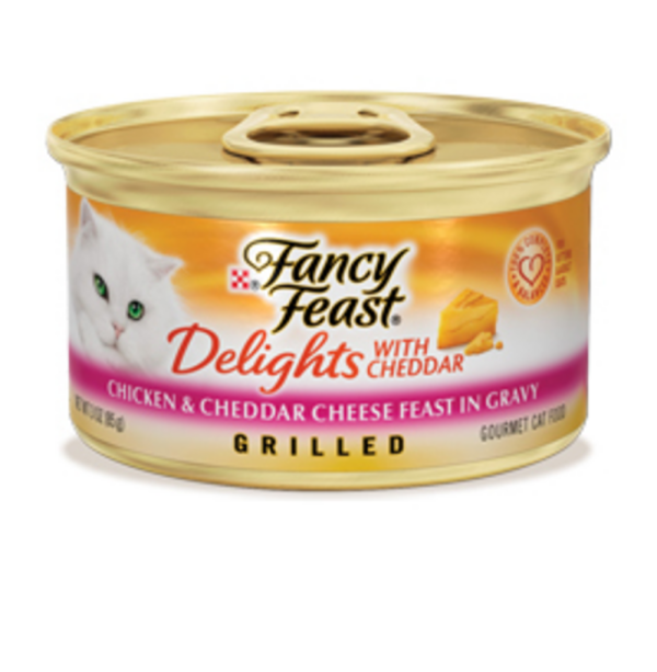 Fancy Feast Delights-Chicken and Cheese Canned Cat Food Online