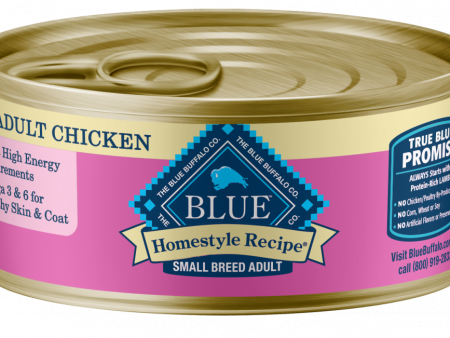 Blue Buffalo Homestyle Recipe Small Breed Adult Chicken Dinner with Garden Vegetables Canned Dog Food For Cheap