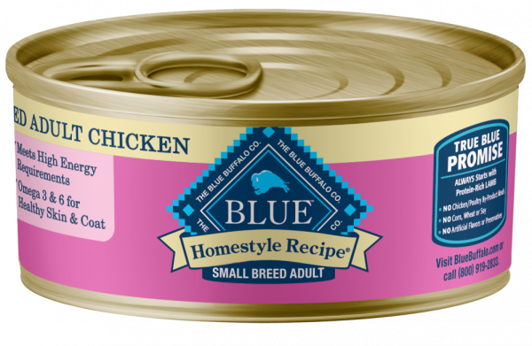 Blue Buffalo Homestyle Recipe Small Breed Adult Chicken Dinner with Garden Vegetables Canned Dog Food For Cheap