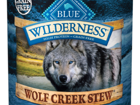 Blue Buffalo Wilderness Wolf Creek Stew Grain-Free Chunky Chicken Stew Adult Canned Dog Food For Cheap