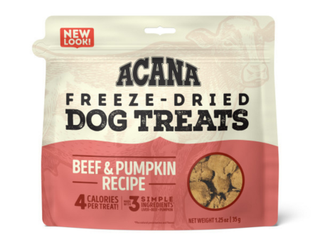 ACANA Singles Grain Free Limited Ingredients & Freeze-Dried, Beef & Pumpkin Dog Treats Fashion