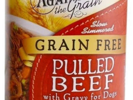 Against the Grain Pulled Beef with Gravy Canned Dog Food Supply