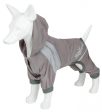 Pet Life Dog Helios Namastail Grey Full Bodied Performance Breathable Yoga Dog Hooded Tracksuit Online Sale