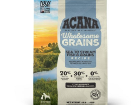 ACANA Wholesome Grains Sea to Stream Fish & Grains Recipe Dry Dog Food Supply