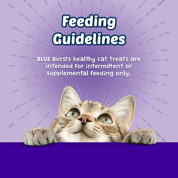 Blue Buffalo Bursts Filled Chicken Liver & Beef Cat Treats Hot on Sale