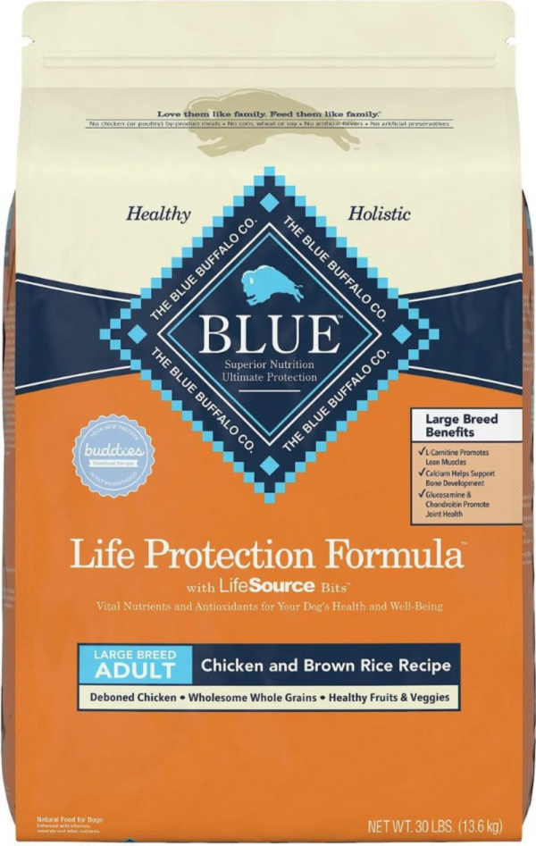 Blue Buffalo Life Protection Formula Large Breed Adult Chicken & Brown Rice Recipe Dry Dog Food For Sale