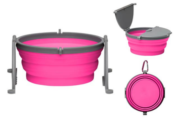 Loving Pets Pink Bella Travel Bowl Cheap