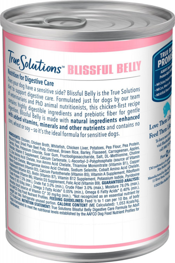 Blue Buffalo True Solutions Blissful Belly Digestive Care Formula Adult Canned Dog Food For Cheap