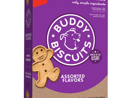 Buddy Biscuits Crunchy Assorted Flavors Dog Treats Online now