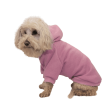 Pet Life Fashion Plush Cotton Hooded Pink Dog Sweater For Discount