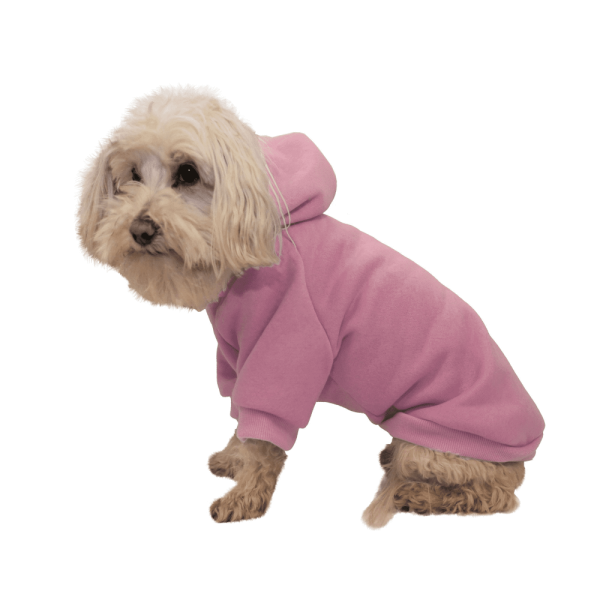 Pet Life Fashion Plush Cotton Hooded Pink Dog Sweater For Discount