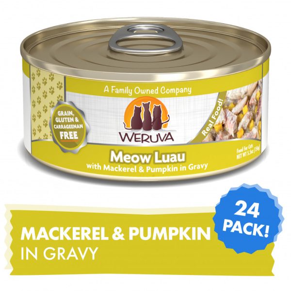 Weruva Meow Luau With Mackerel and Pumpkin Canned Cat Food on Sale