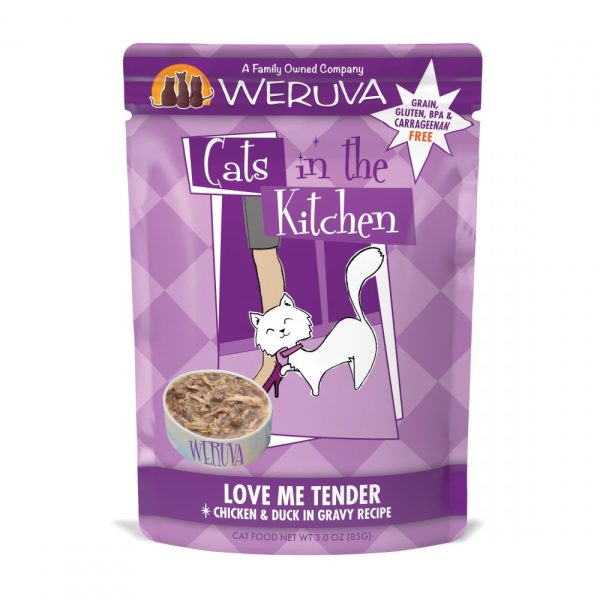 Weruva Cats In the Kitchen Love Me Tender Pouches Wet Cat Food Fashion