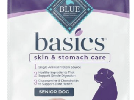 Blue Buffalo Basics Senior Skin & Stomach Care Turkey & Potato Recipe Dry Dog Food Supply