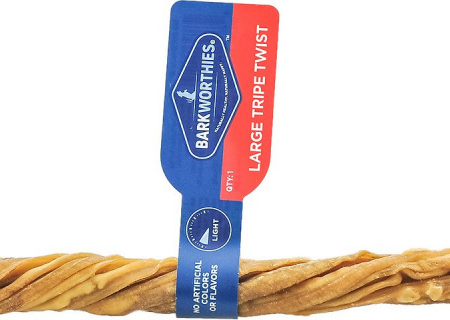 Barkworthies Dog Tripe Twist Dog Chew Discount